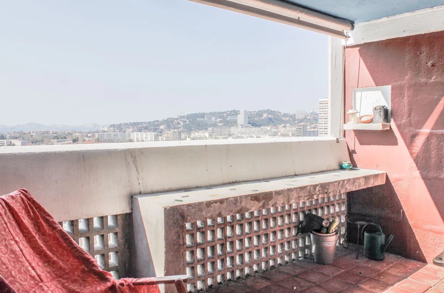 terrasse duplex La Cité Radieuse Le Corbusier Marseille terrasse duplex La Cité Radieuse Le Corbusier Marseille