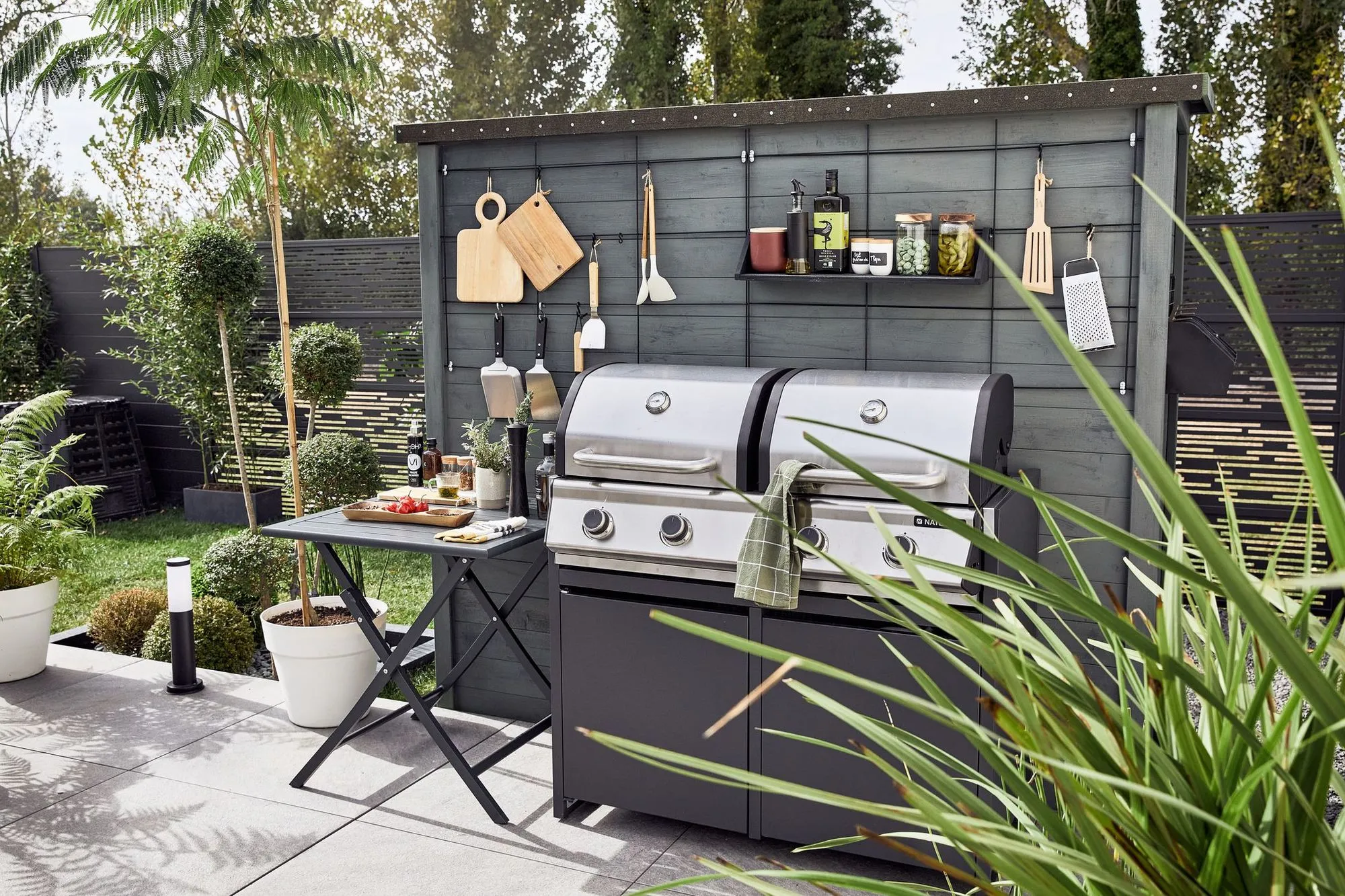 cuisine d cuisine d'été et d'extérieur Leroy Merlin mobilier extérieur