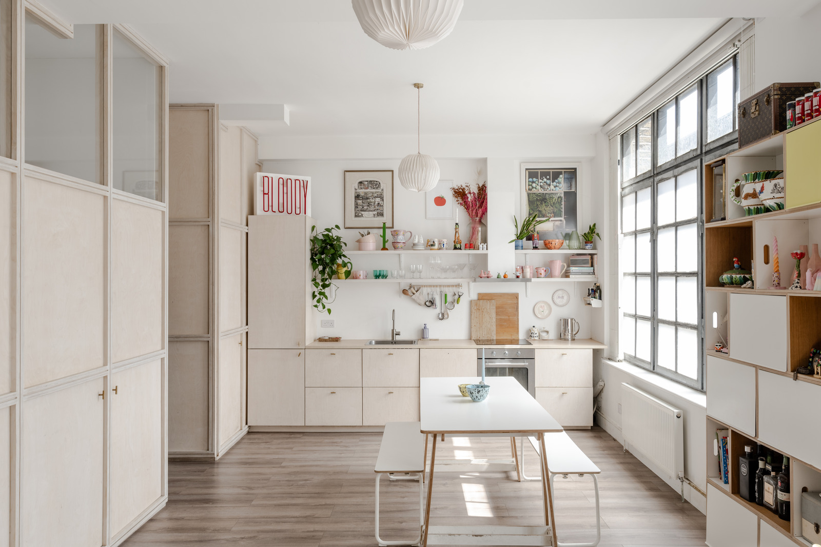 cuisine ouverte appartement londonien 56m2 style loft cuisine ouverte appartement londonien 56m2 style loft