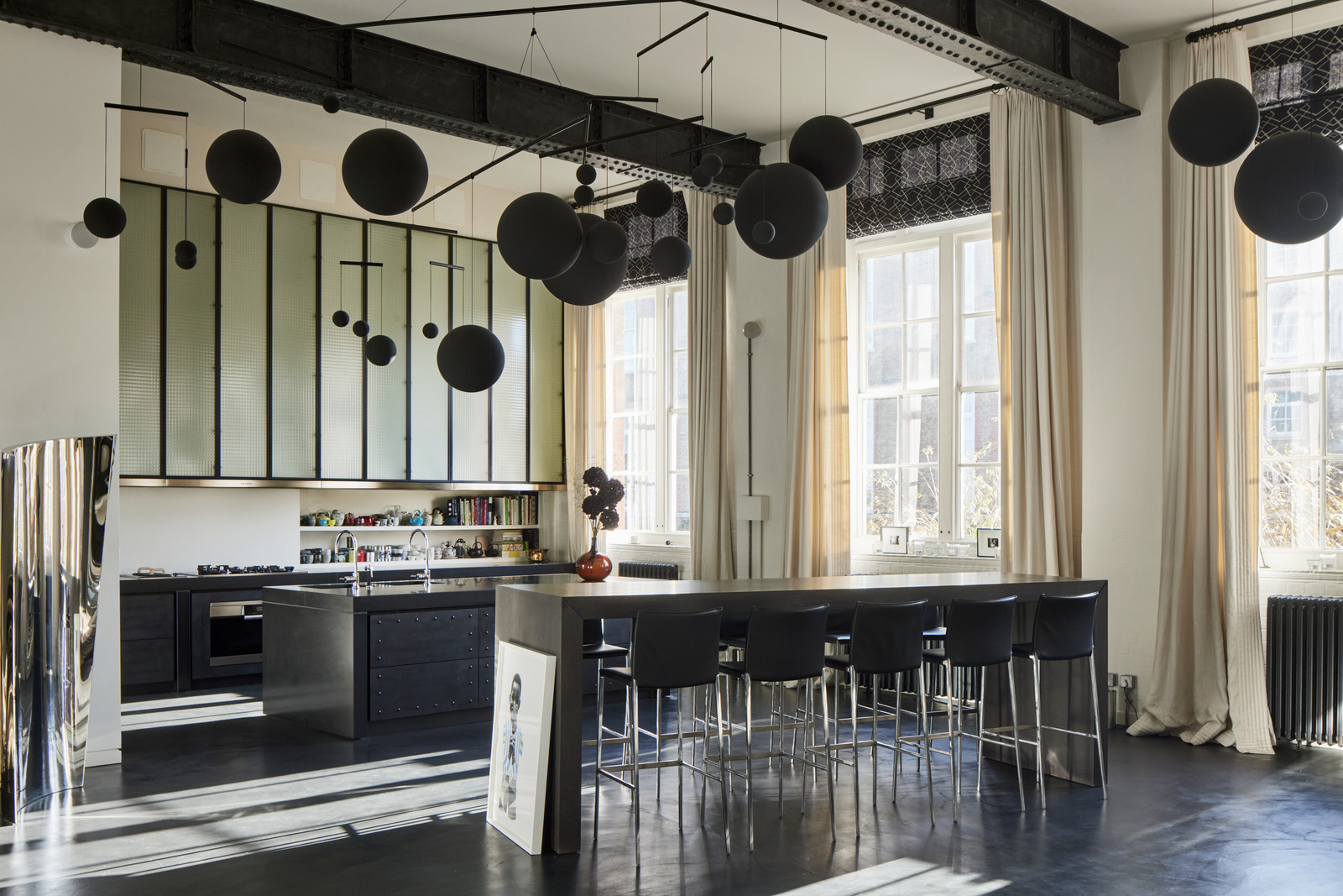 cuisine loft monochrome