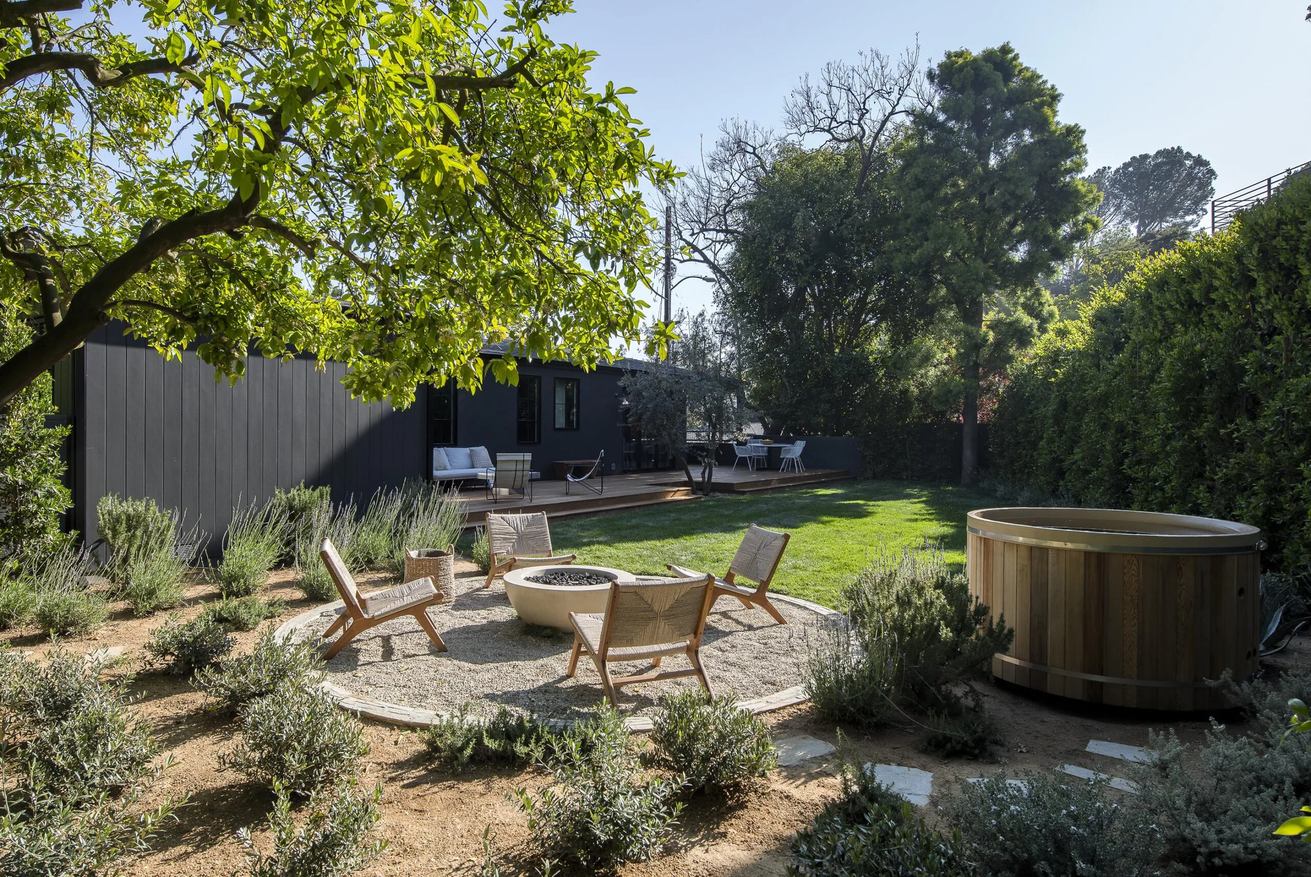 jardin avec bain japonais et brasero jardin avec bain japonais et brasero