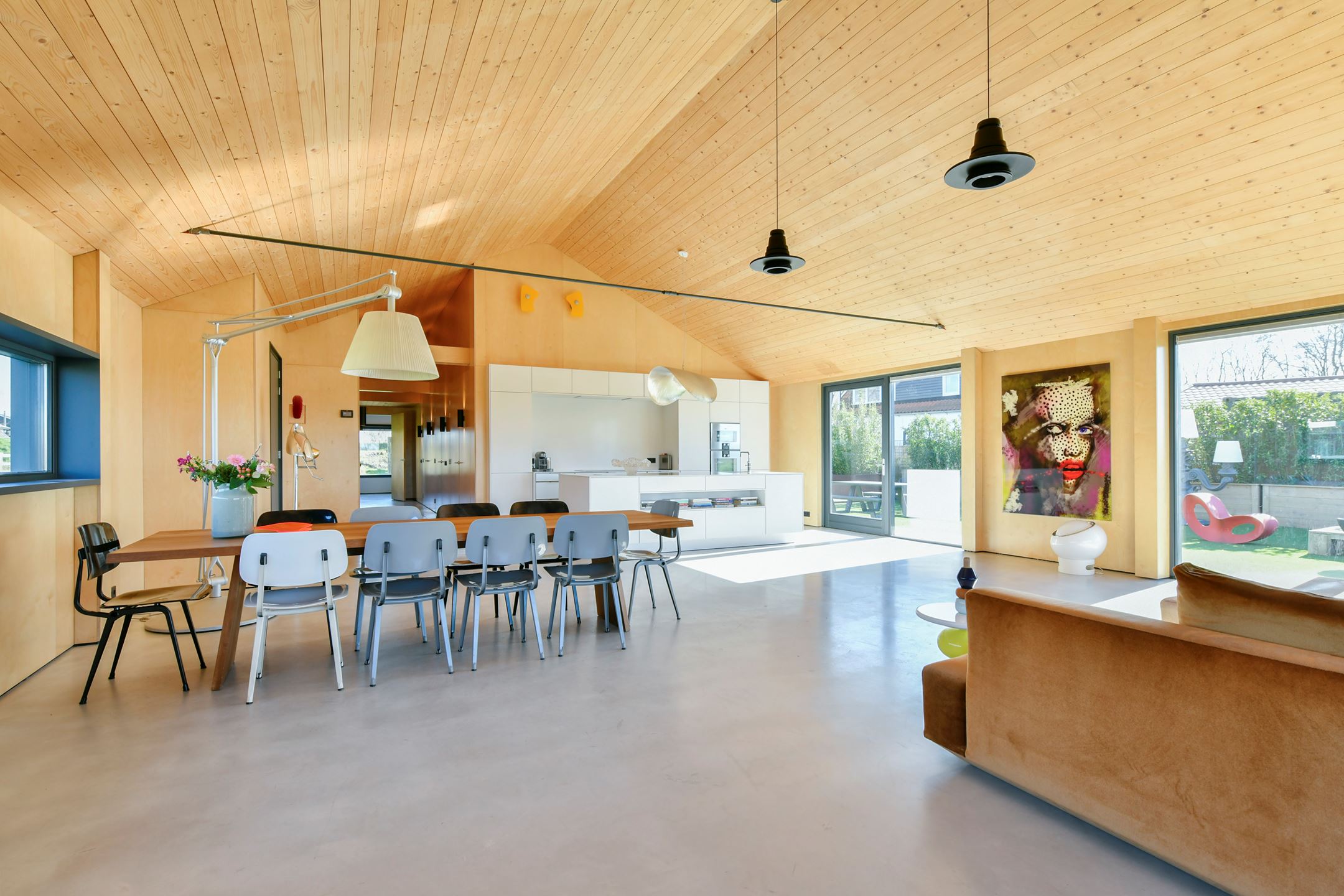 salon maison contemporaine avec cuisine ouverte salon maison contemporaine avec cuisine ouverte