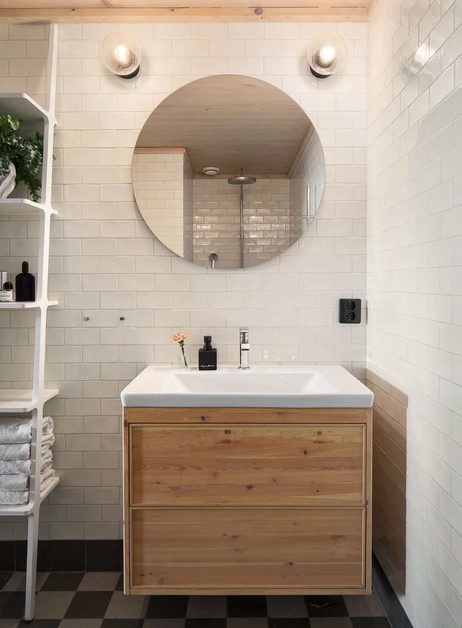 salle de bain design bois