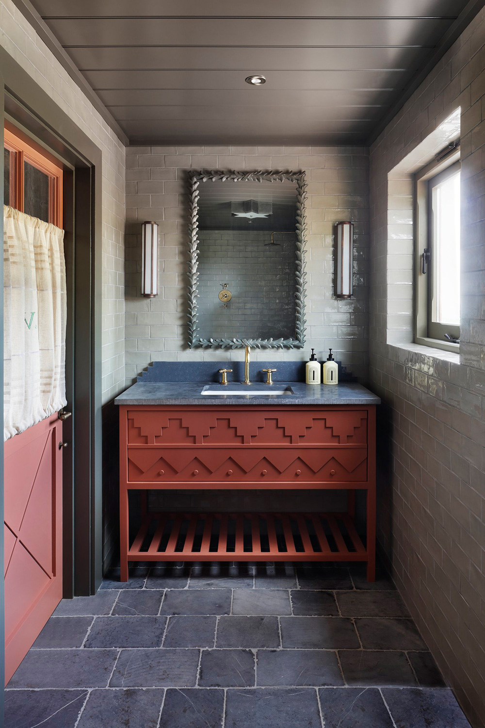 salle de bain maison en bois décoration vintage et rustique Hopi salle de bain maison en bois décoration vintage et rustique Hopi