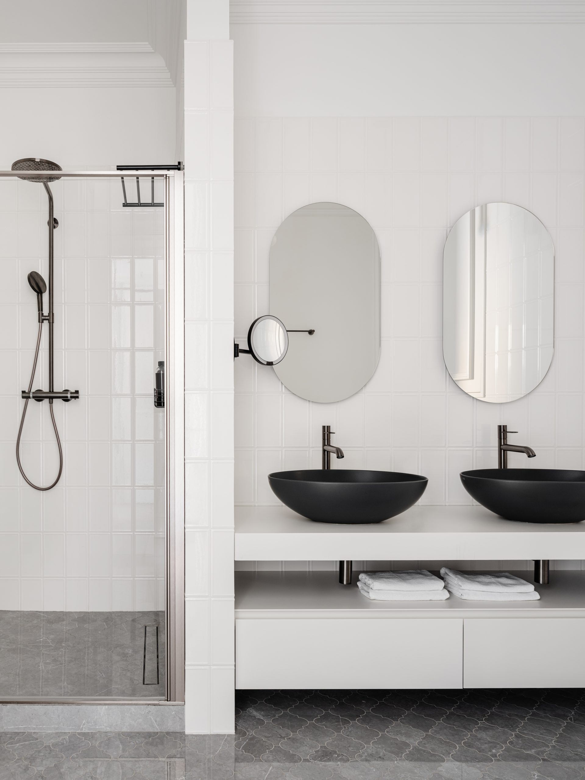 salle de bain design noire et blanche salle de bain design noire et blanche