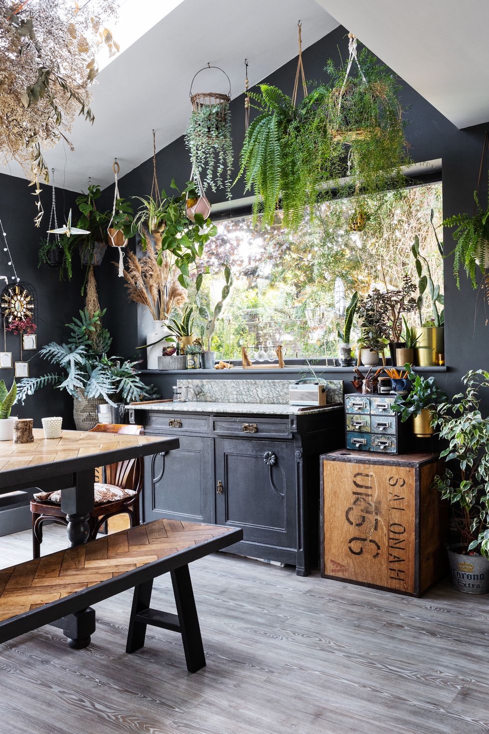cuisine vintage avec plantes cuisine vintage avec plantes