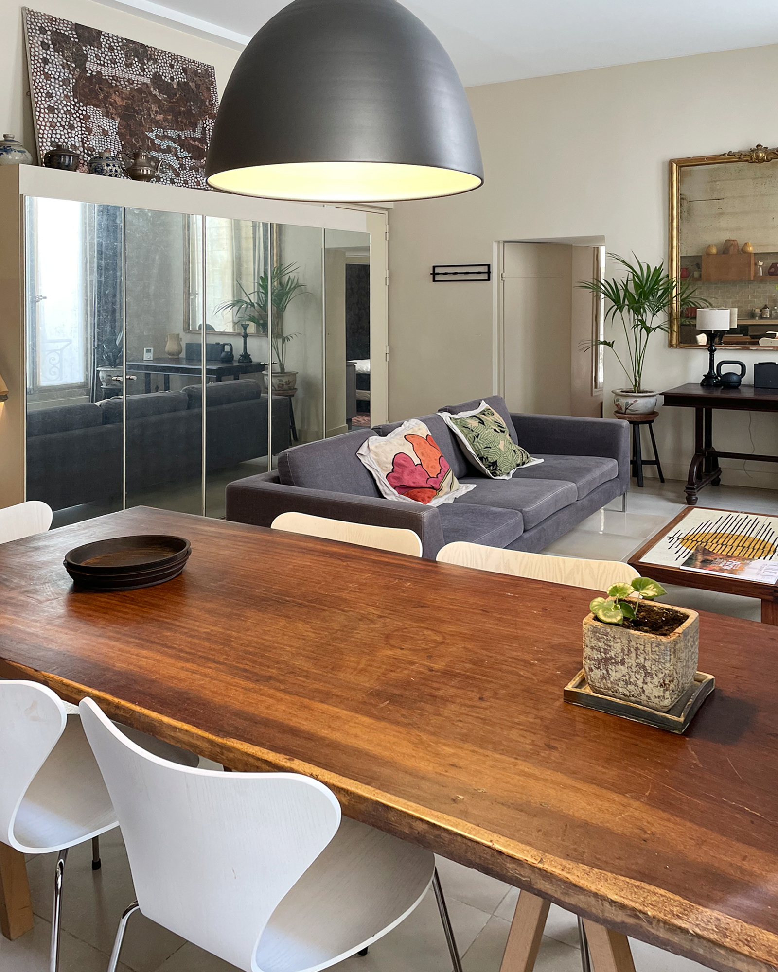 salon salle à manger appartement 45m2 Paris