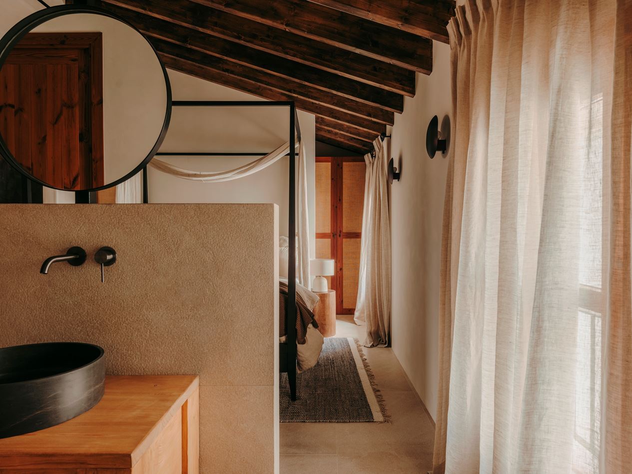 salle de bain avec poutres décoration méditerranéenne et rustique chic salle de bain avec poutres décoration méditerranéenne et rustique chic