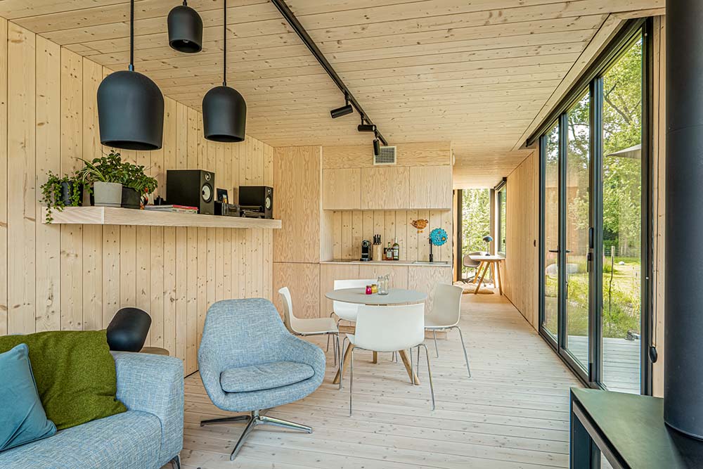 salon et cuisine studio de jardin en bois salon et cuisine studio de jardin en bois