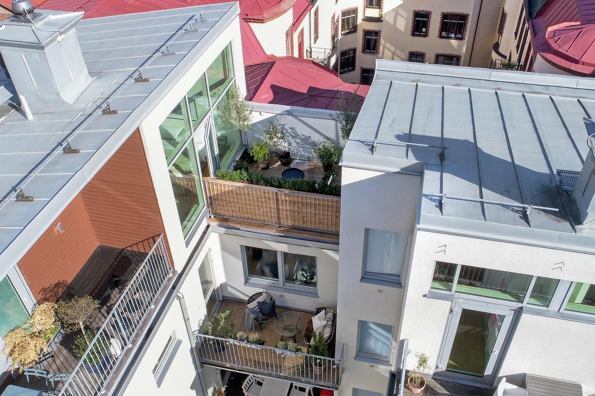 vue appartement avec terrasse