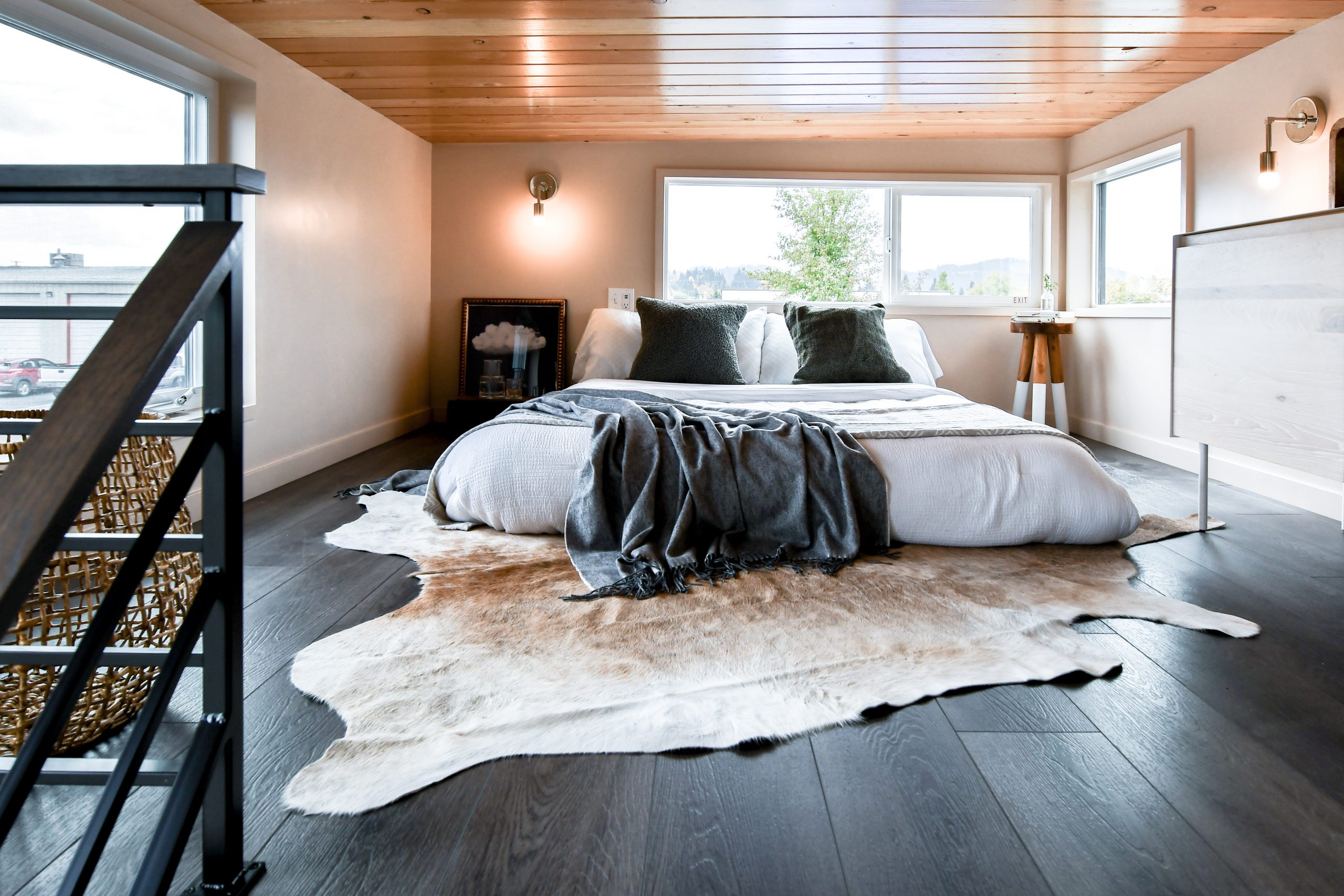 chambre sur mezzanine tiny house Modern Tiny Home Park Model chambre sur mezzanine tiny house Modern Tiny Home Park Model