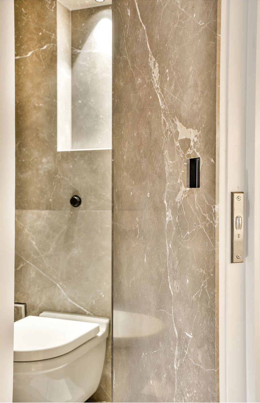 salle de bain marbre