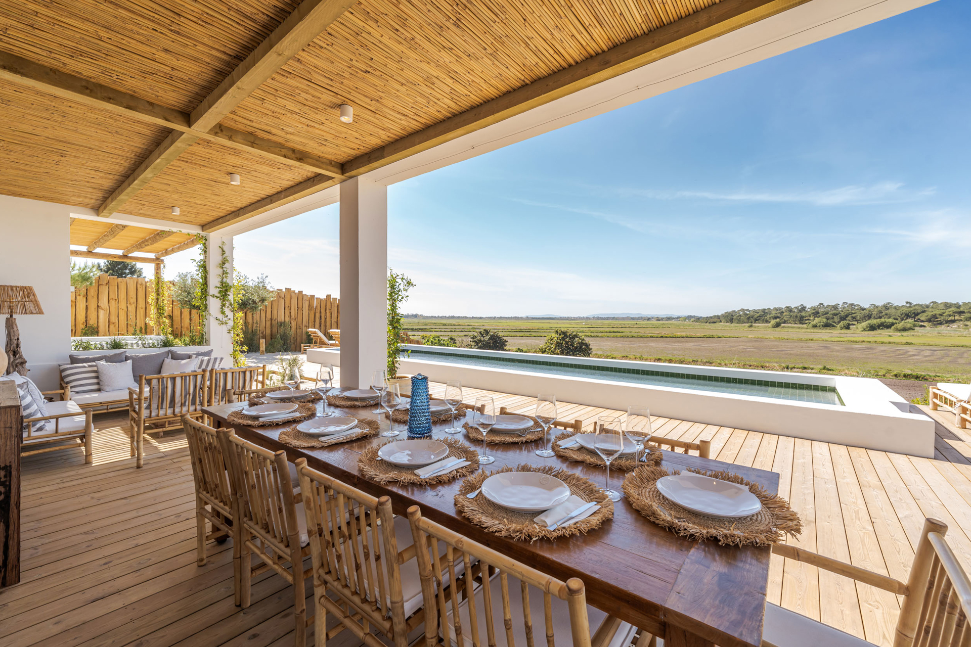 terrasse avec pergola