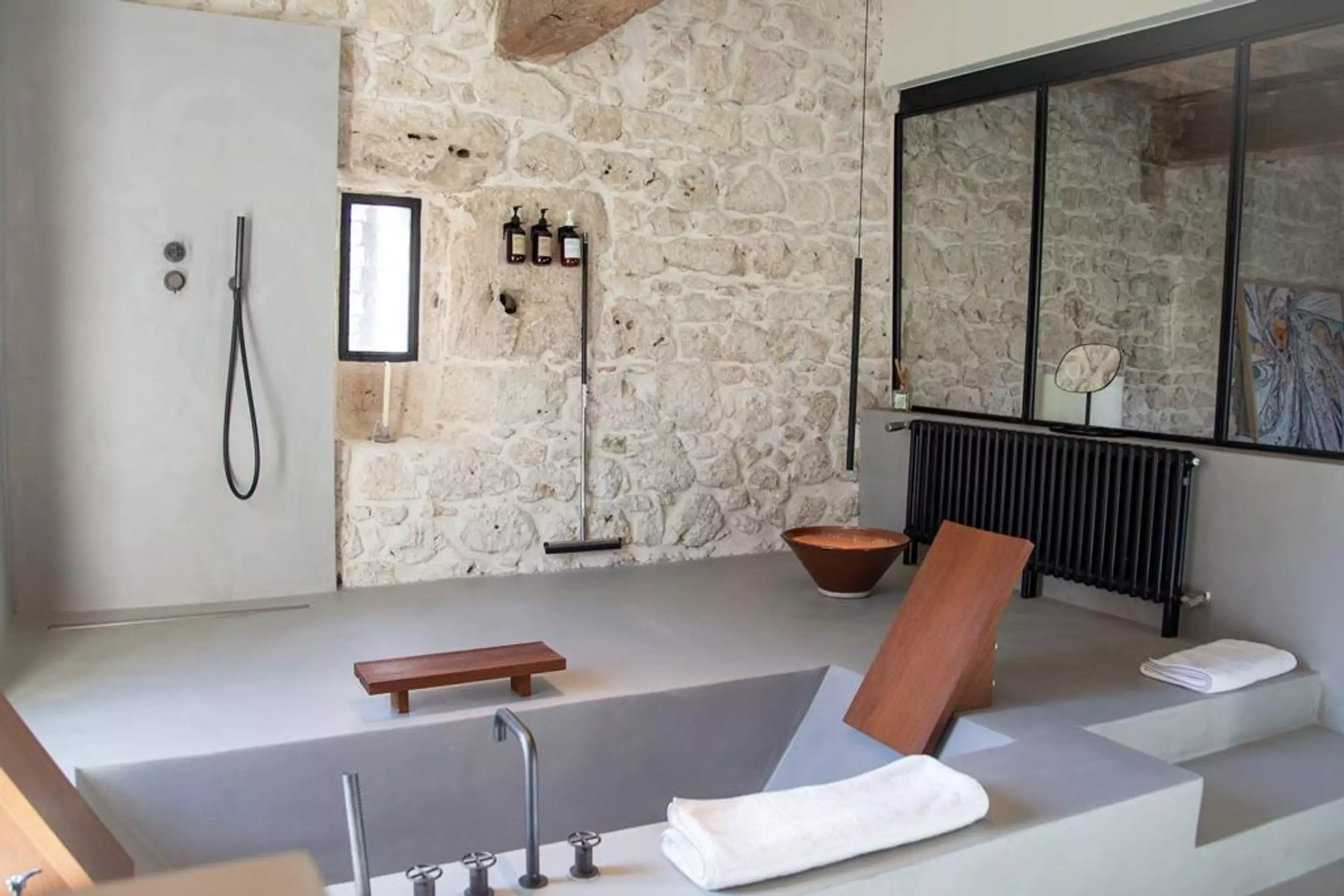 salle de bain contemporaine avec verrière salle de bain contemporaine avec verrière