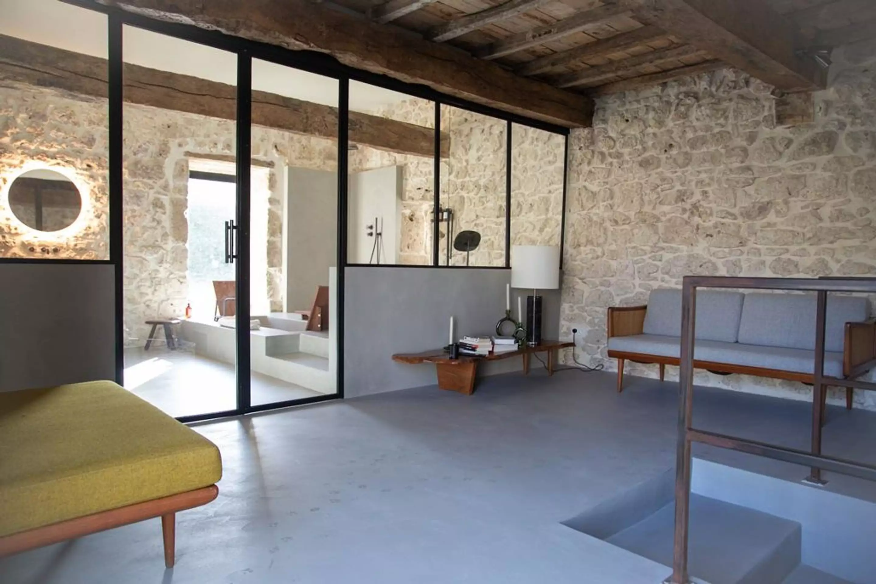 salle de bain contemporaine avec verrière salle de bain contemporaine avec verrière