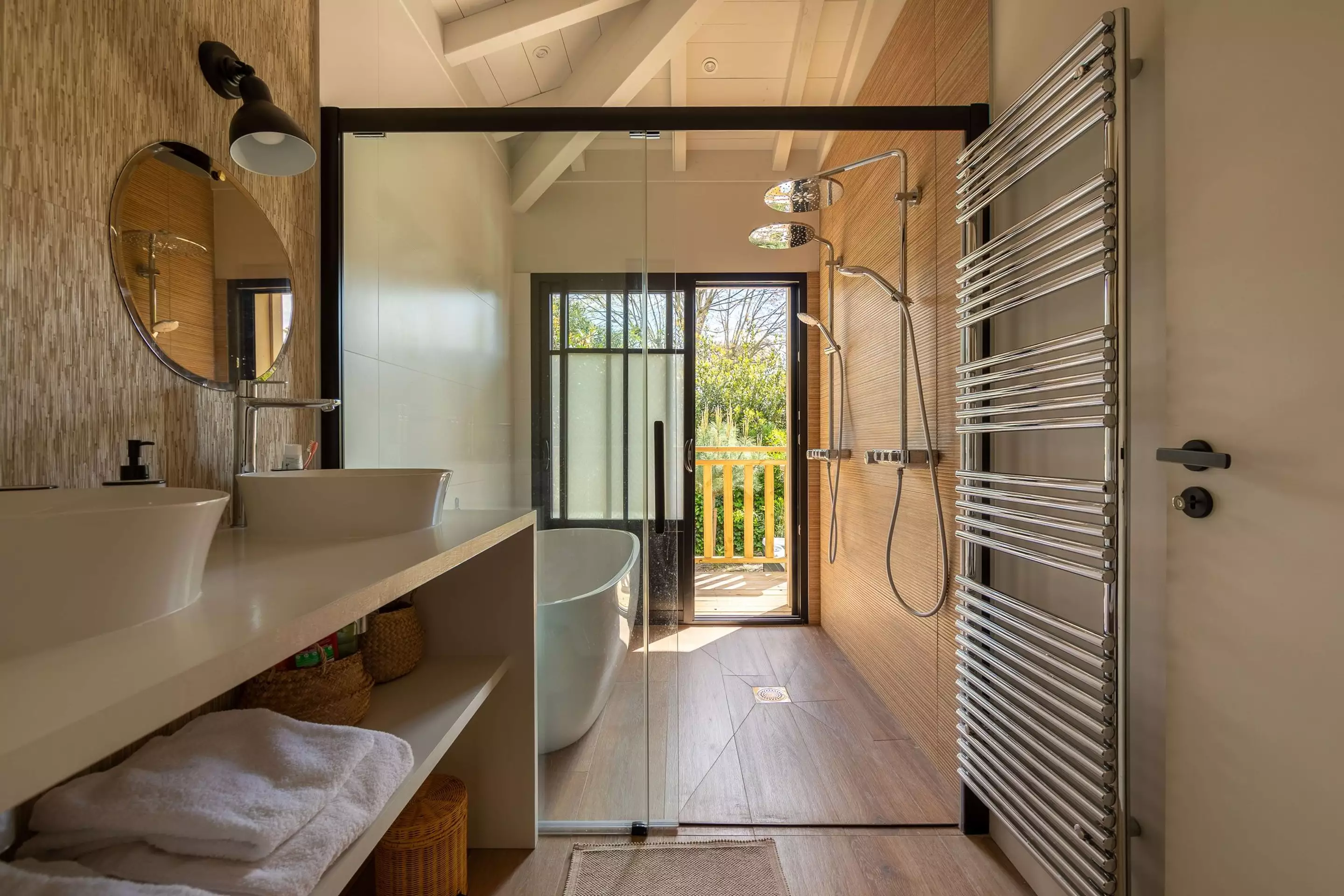 salle de bain design maison en bois Cap Ferret salle de bain design maison en bois Cap Ferret