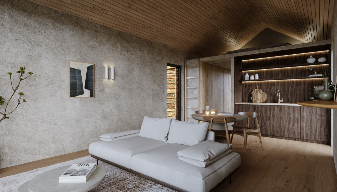 salon avec cuisine ouverte petite maison de 30m2 contemporaine salon avec cuisine ouverte petite maison de 30m2 contemporaine