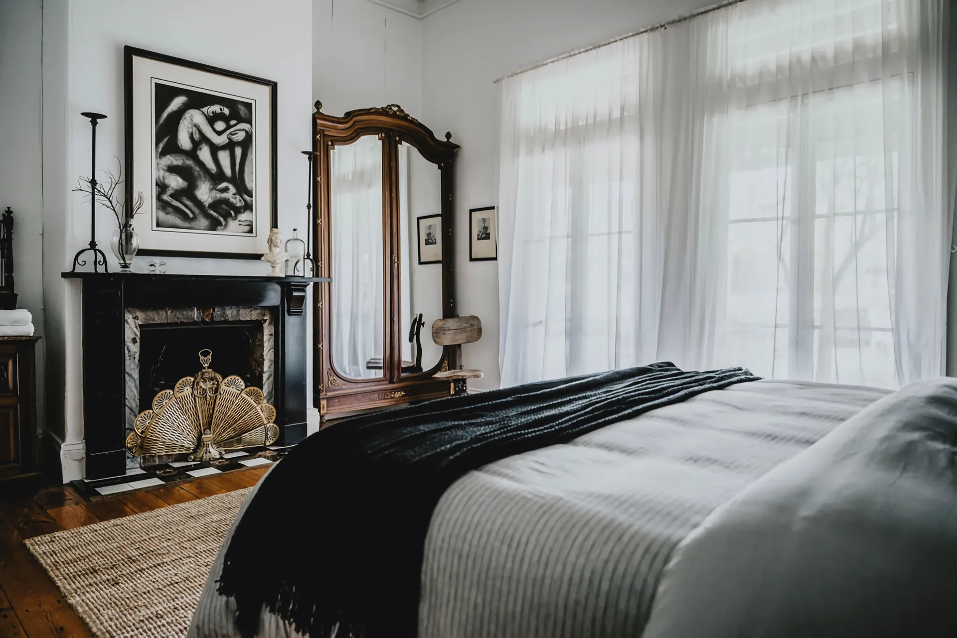 chambre avec cheminée décoration rustique chic et vintage chambre avec cheminée décoration rustique chic et vintage