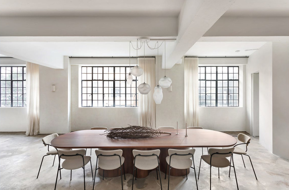 salle à manger loft décoration design