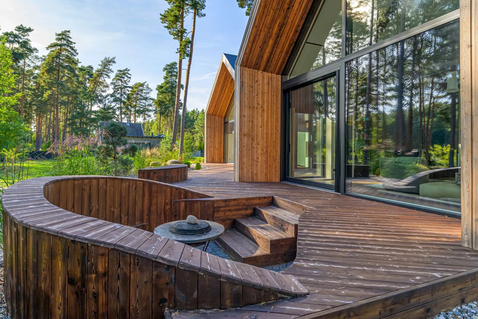 maison contemporaine en bois