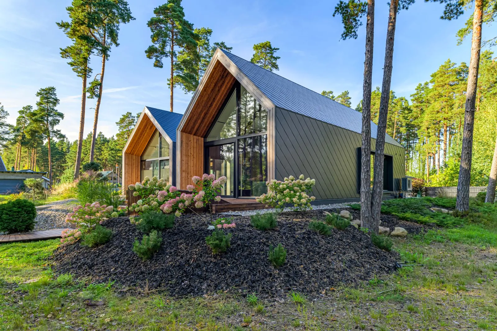 maison contemporaine en bois