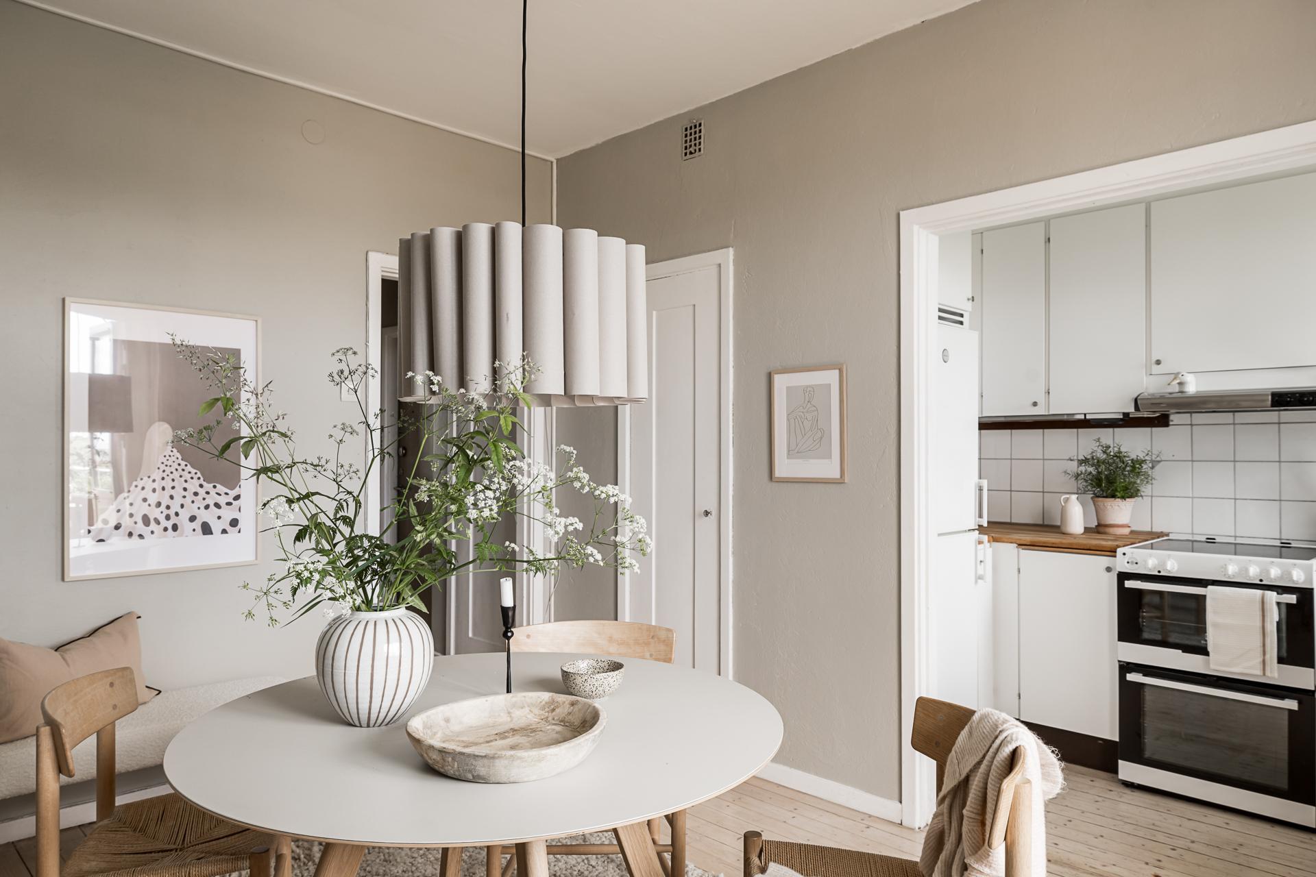 salle à manger et cusine deux-pièces 44m2 décoration scandinave salle à manger et cusine deux-pièces 44m2 décoration scandinave