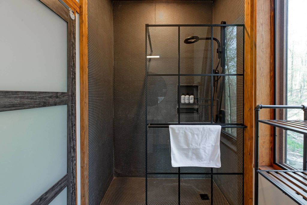 salle de bain style industriel maison en bois