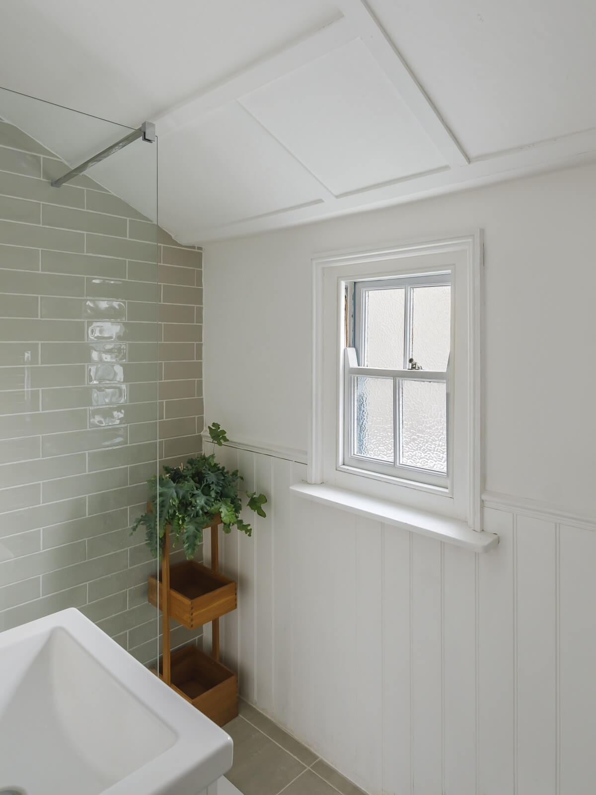 salle de bain maison ancienne rénovée décoration rustique chic