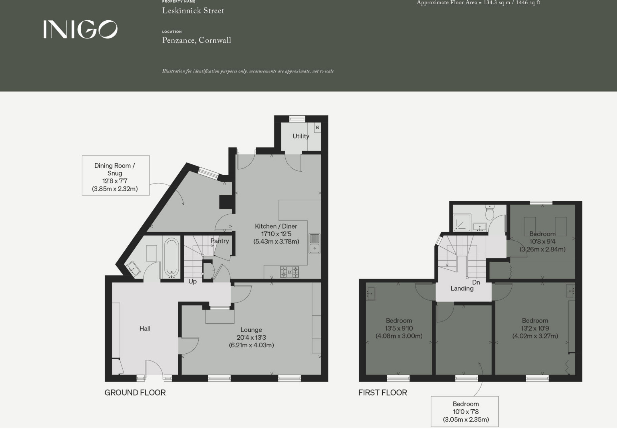plan maison du 19e siècle en Cornouailles