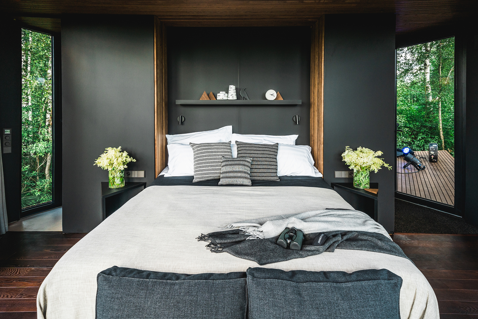chambre petite maison en bois