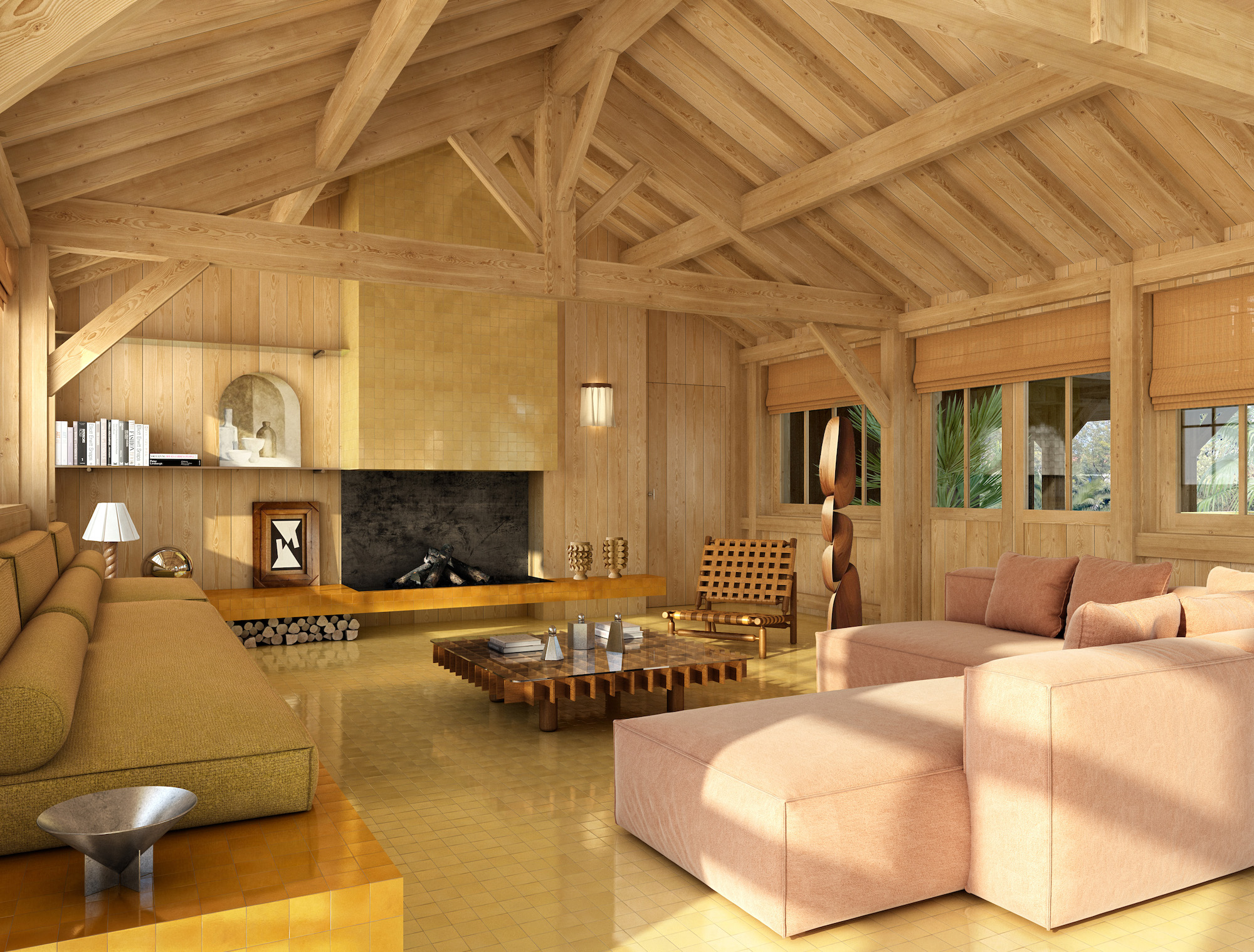 salon maison en bois Le Cœur du Ferret Iconic House salon maison en bois Le Cœur du Ferret Iconic House
