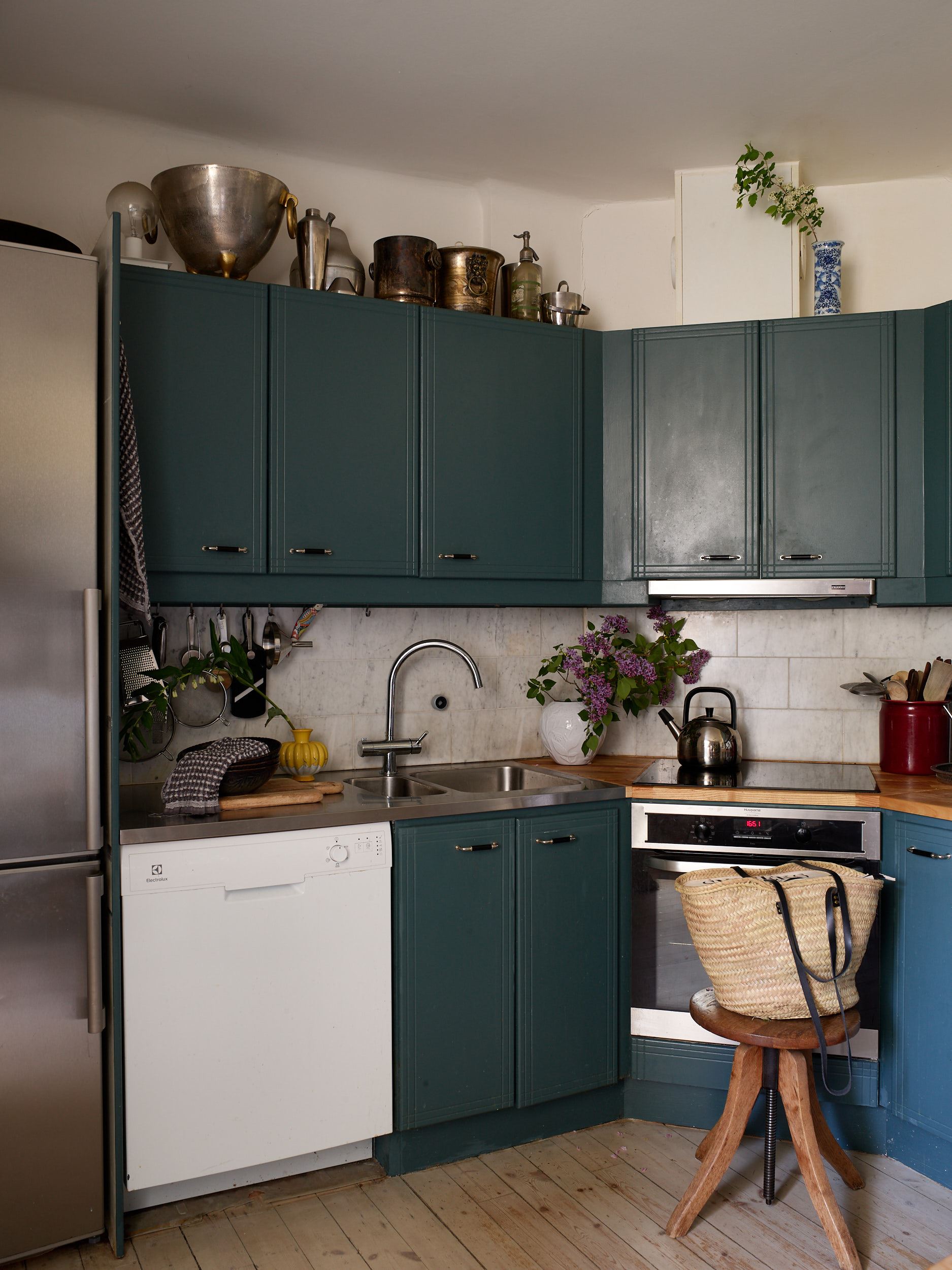 cuisine bleue style campagne