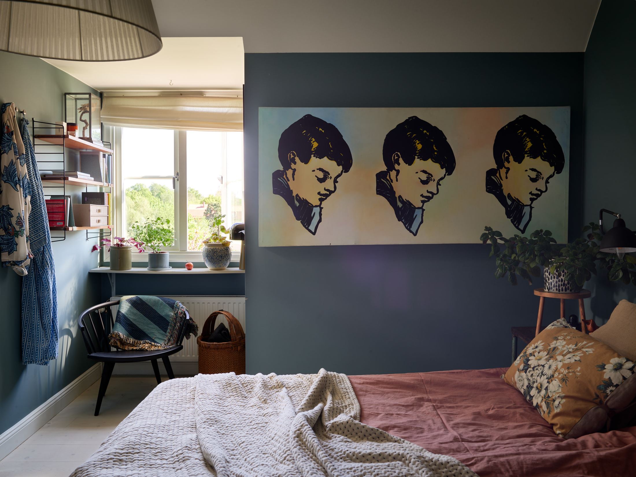 chambre décoration vintage