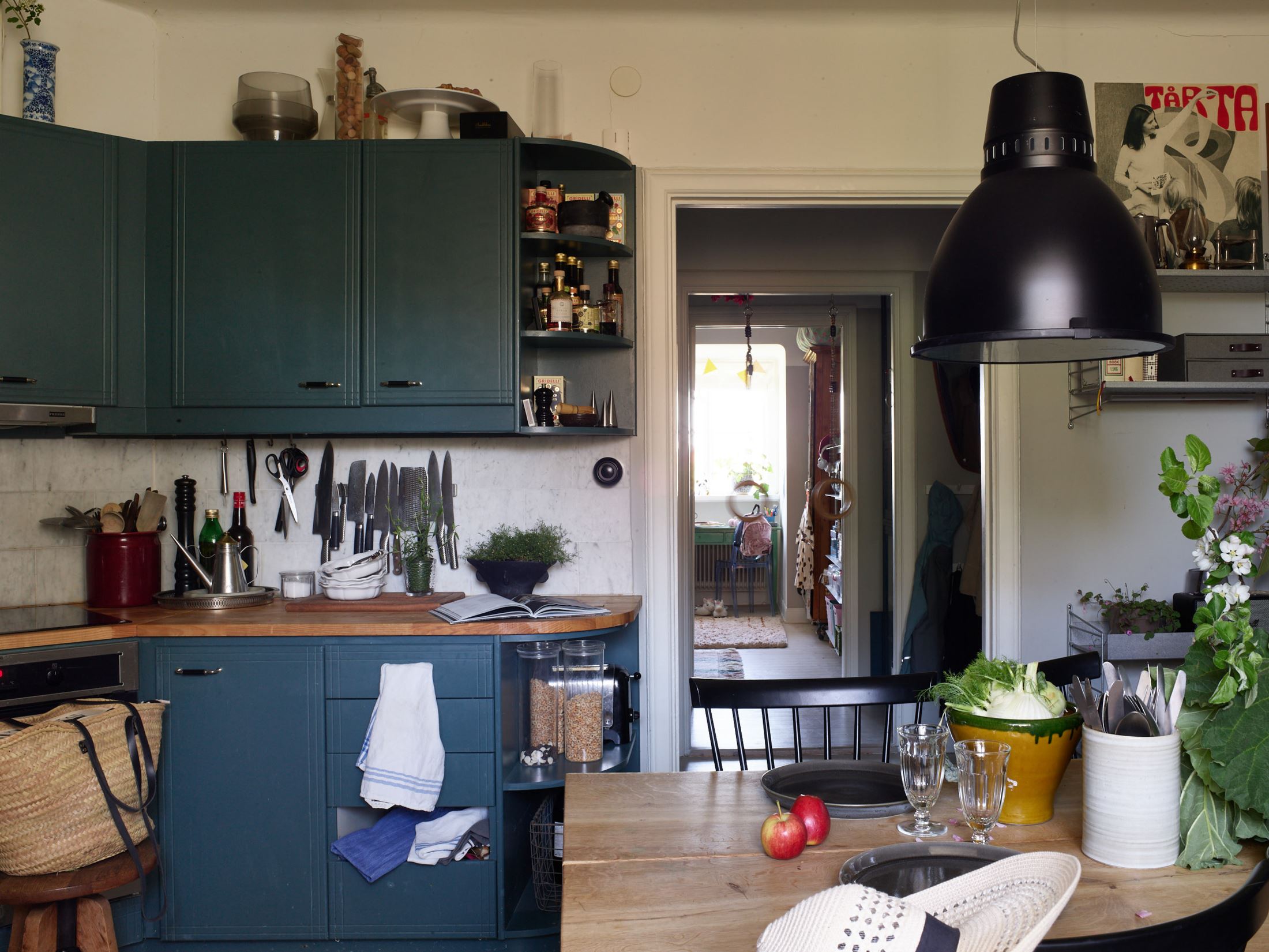 cuisine bleue style campagne