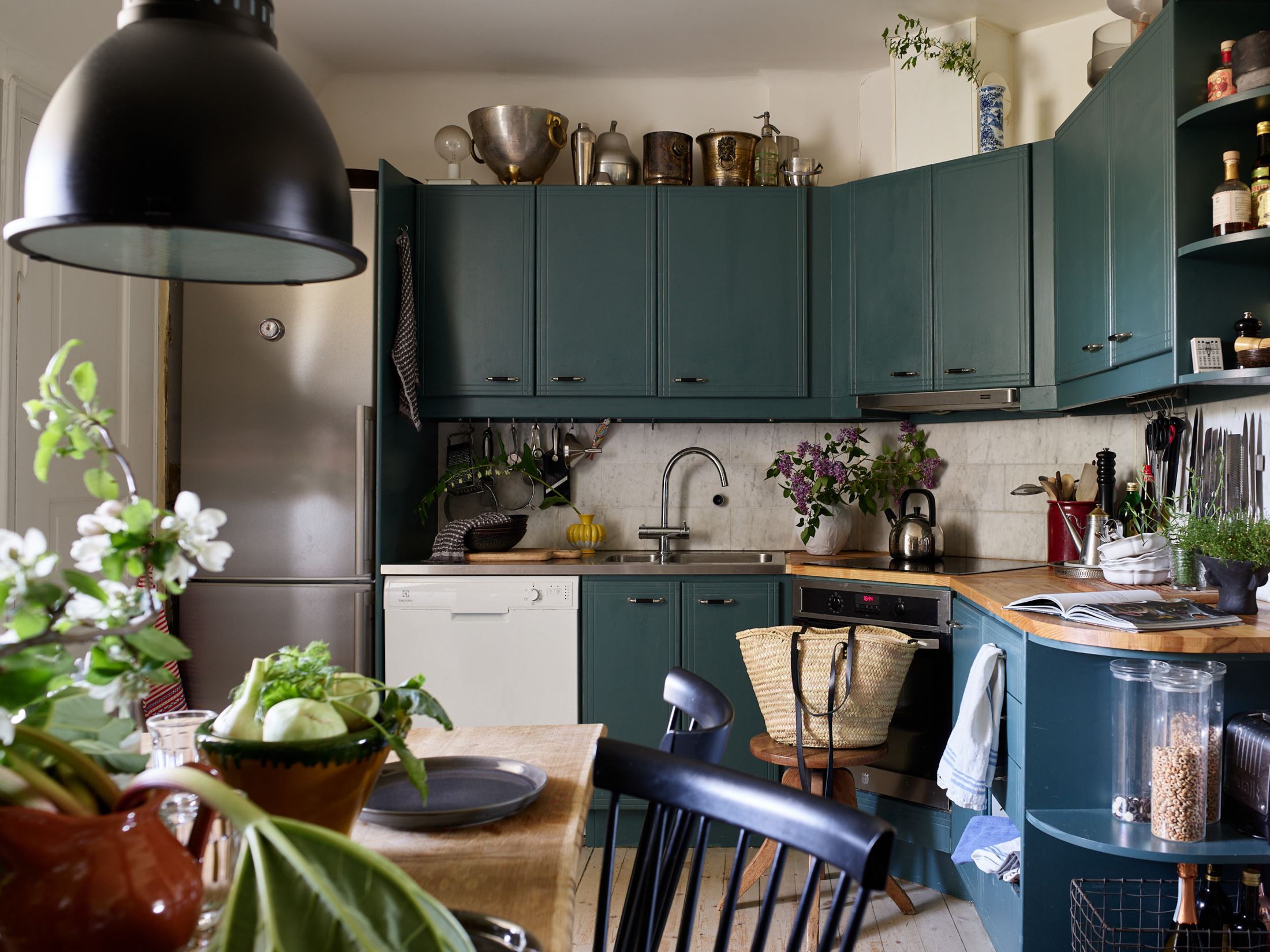 cuisine bleue style campagne