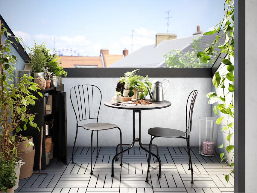 balcon catalogue table IKEA pour l'extérieur