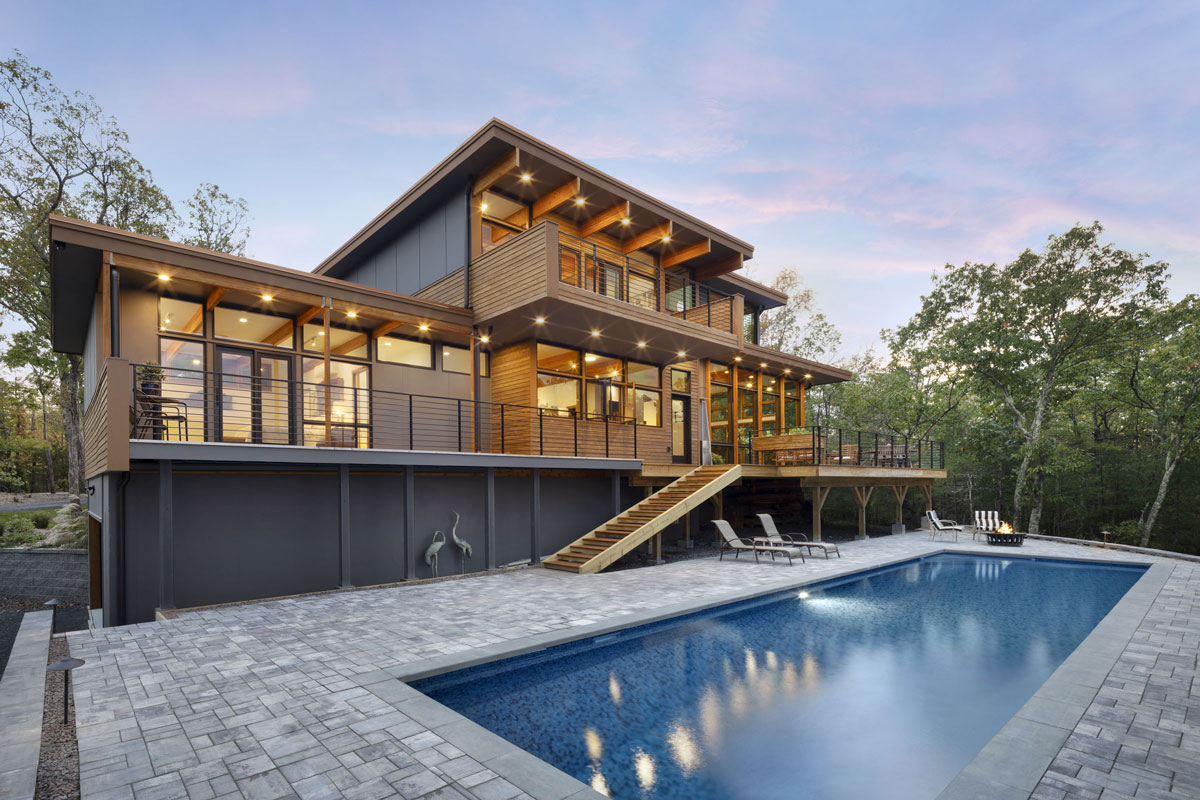 maison contemporaine en kit Lindal Cedar Homes maison contemporaine en kit Lindal Cedar Homes