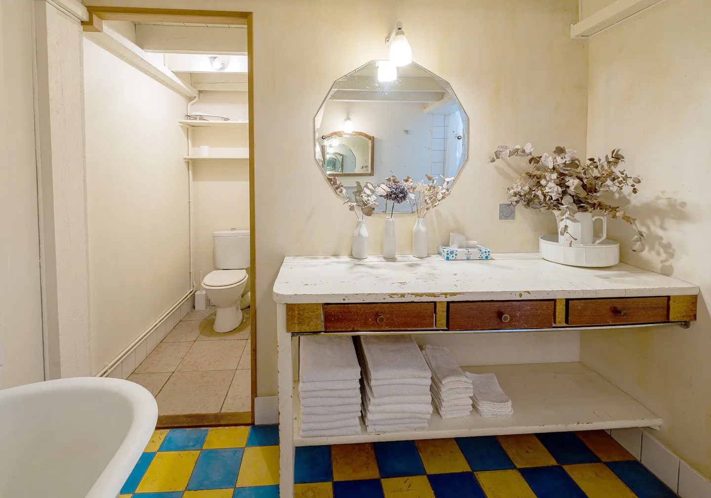 salle de bain vintage