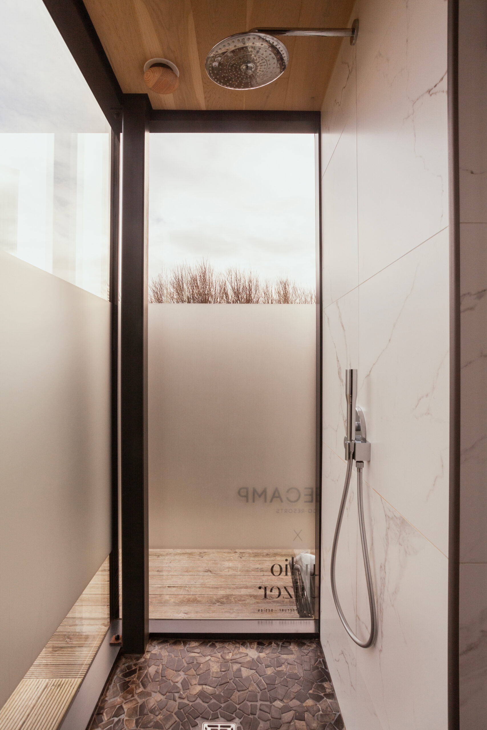 douche vitrée