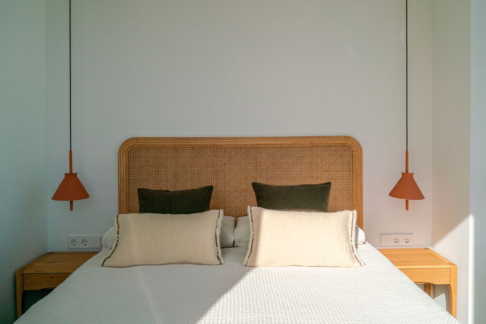chambre décoration naturelle appartement Barcelone chambre décoration naturelle appartement Barcelone