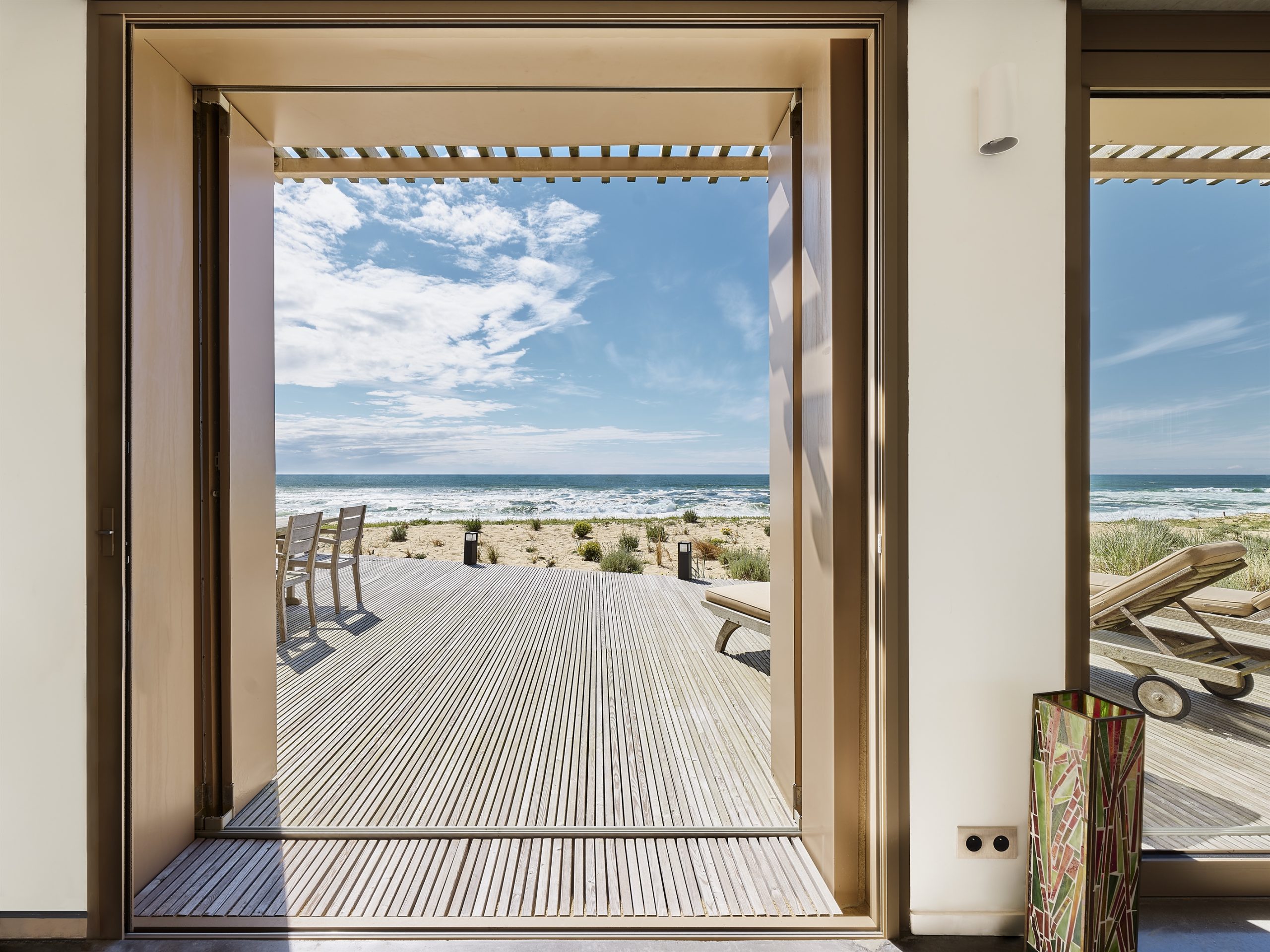 maison en bois rénovée Hossegor vue mer