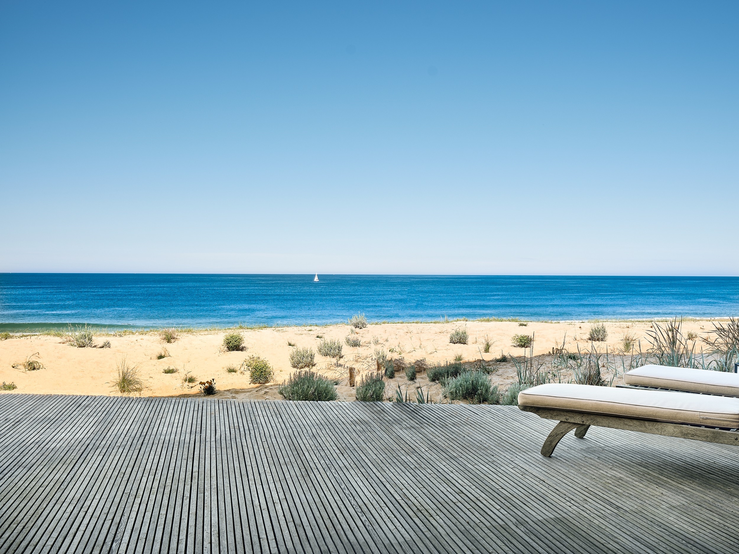 terrasse maison en bois rénovée Hossegor