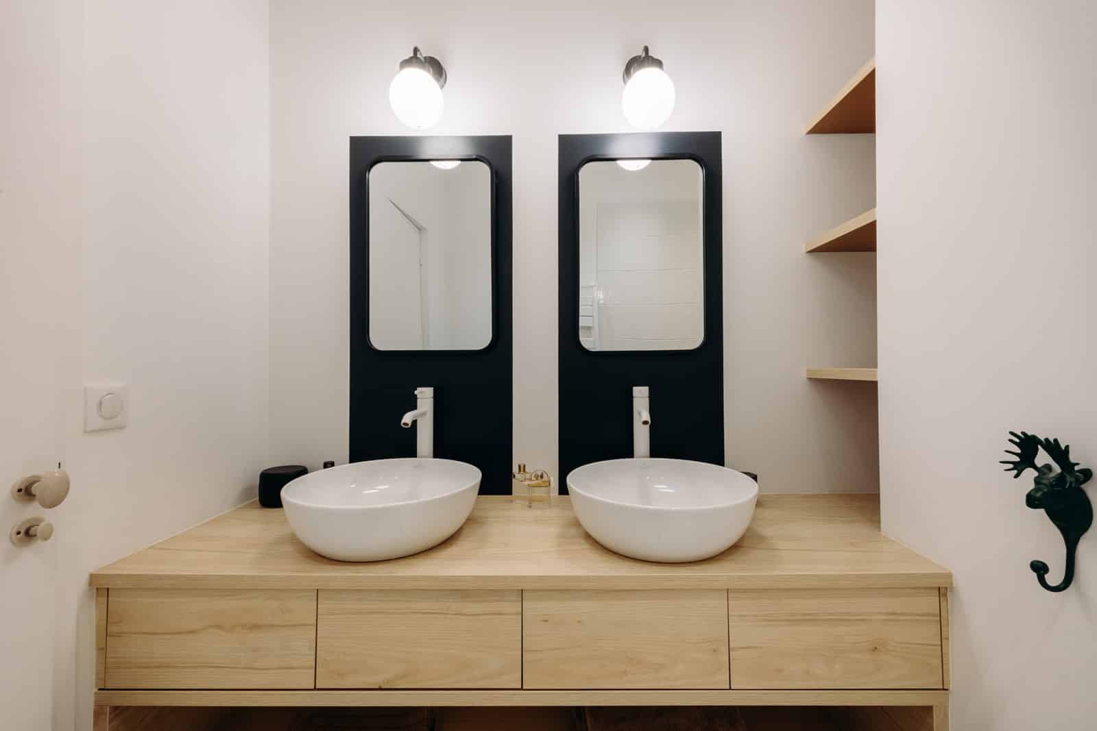 salle de bain appartement Paris 75m2 Photo : Aurélie Deglane pour Happy Pog salle de bain appartement Paris 75m2 Photo : Aurélie Deglane pour Happy Pog