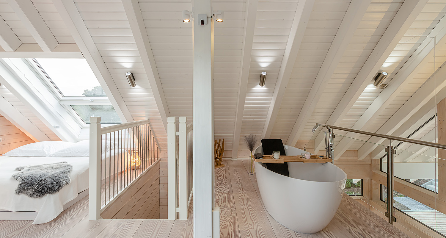 chambre et salle de bain maison en bois chambre et salle de bain maison en bois