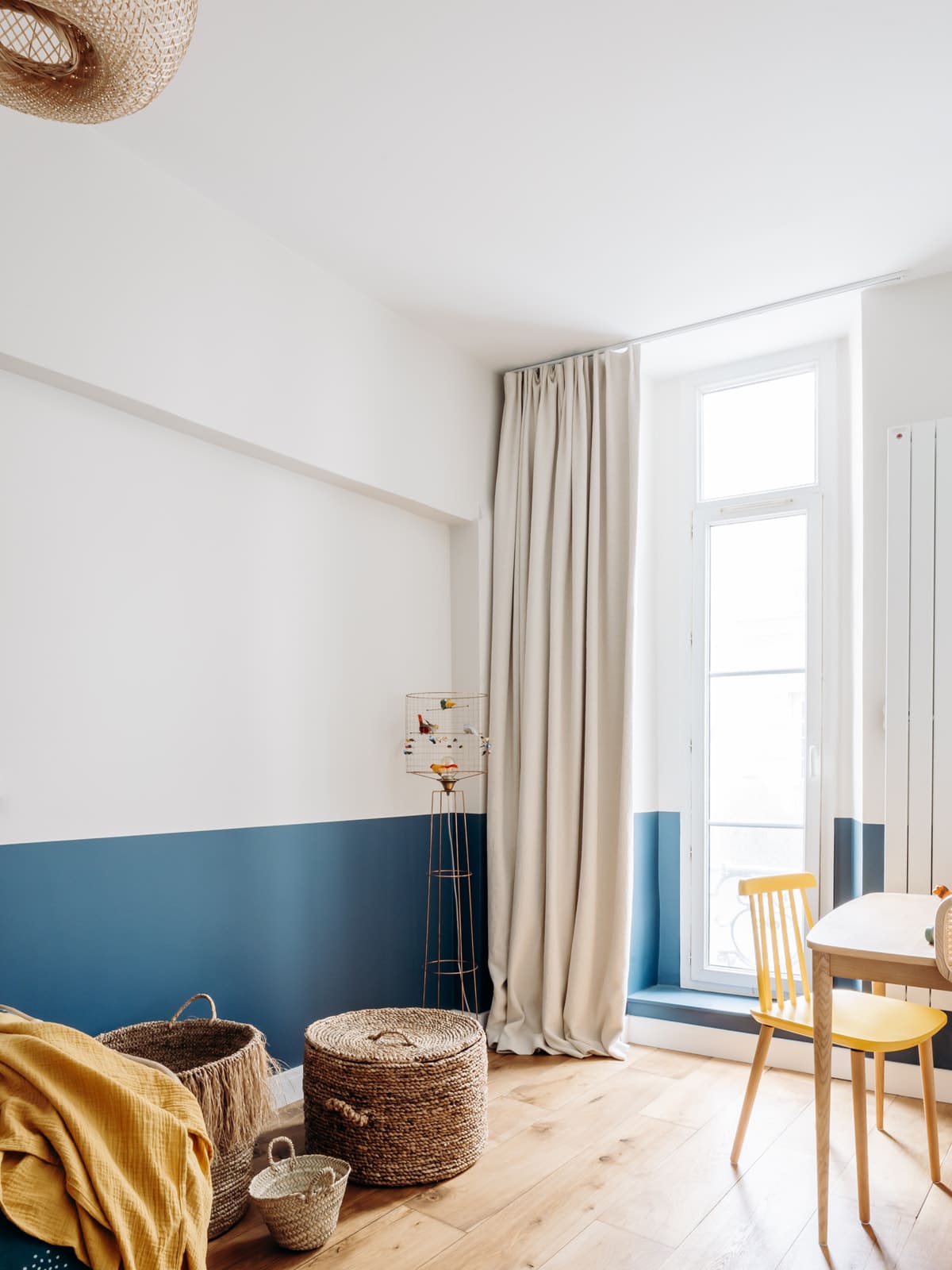 chambre décoration contemporaine appartement Paris 75m2 Photo : Aurélie Deglane pour Happy Pog chambre décoration contemporaine appartement Paris 75m2 Photo : Aurélie Deglane pour Happy Pog