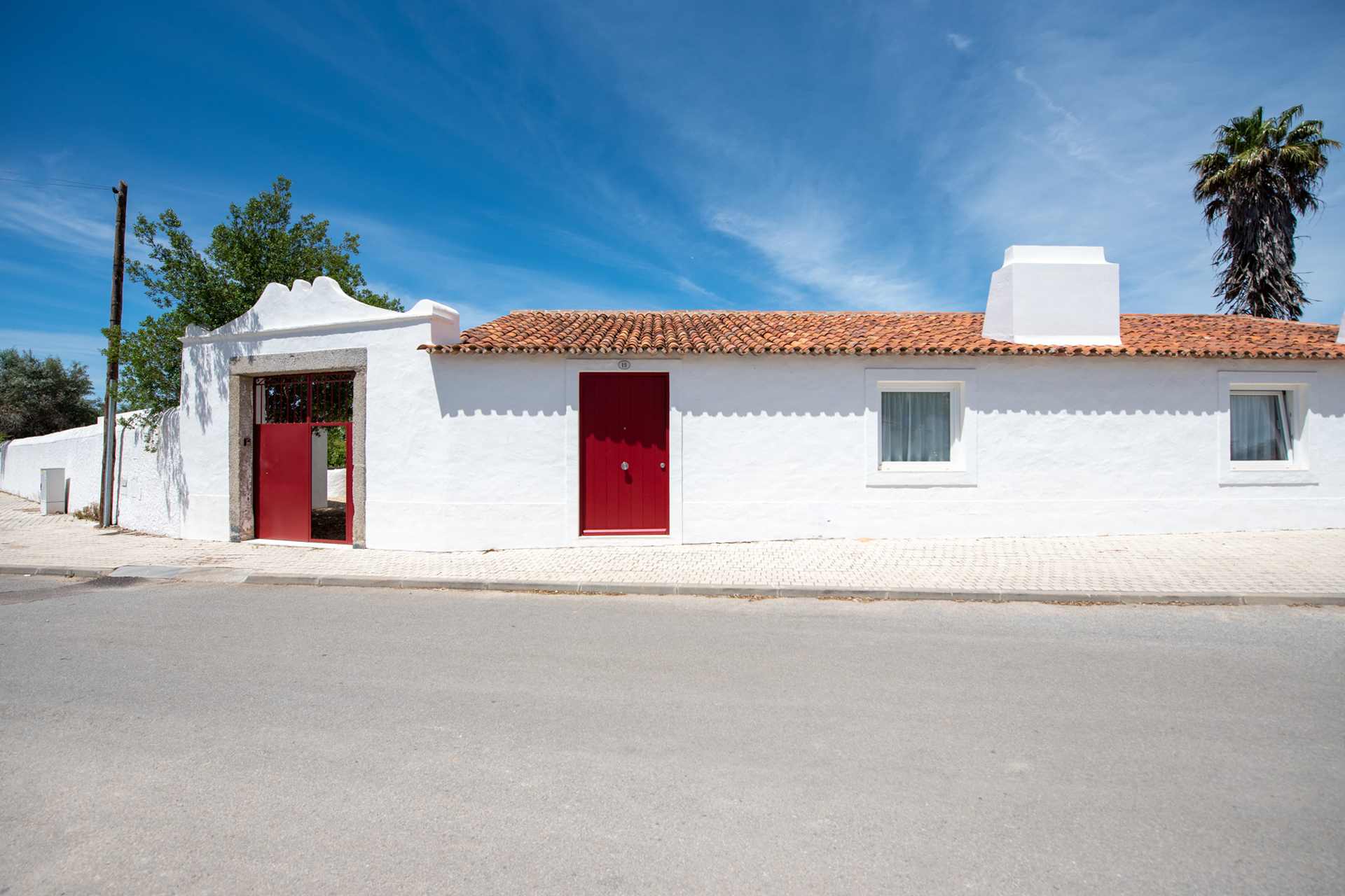 maison blanche au Portugal
