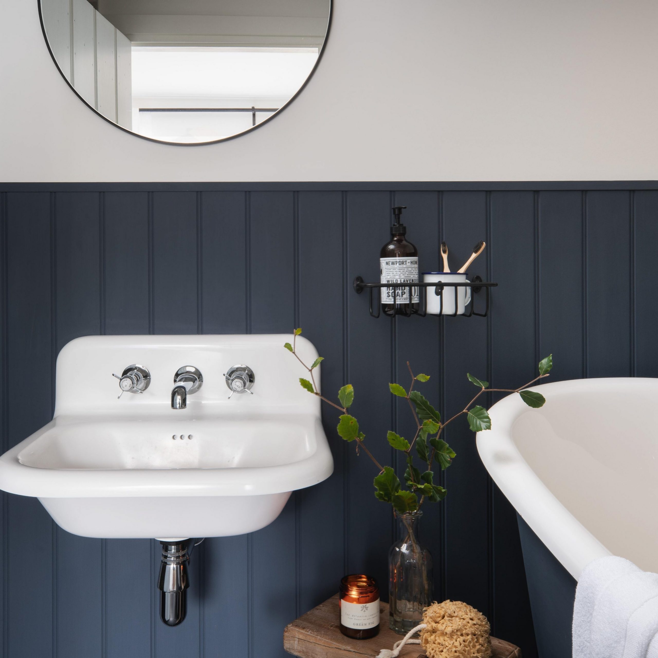 salle de bain vintage