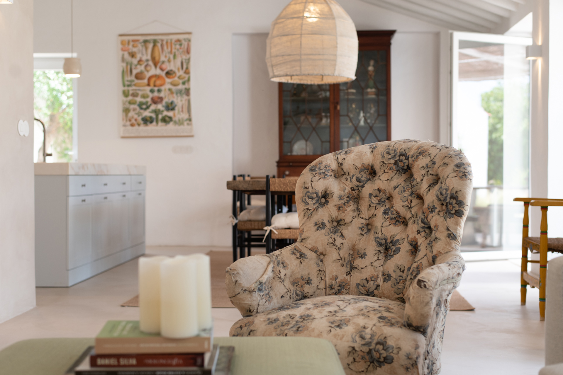 salon décoration rustique chic