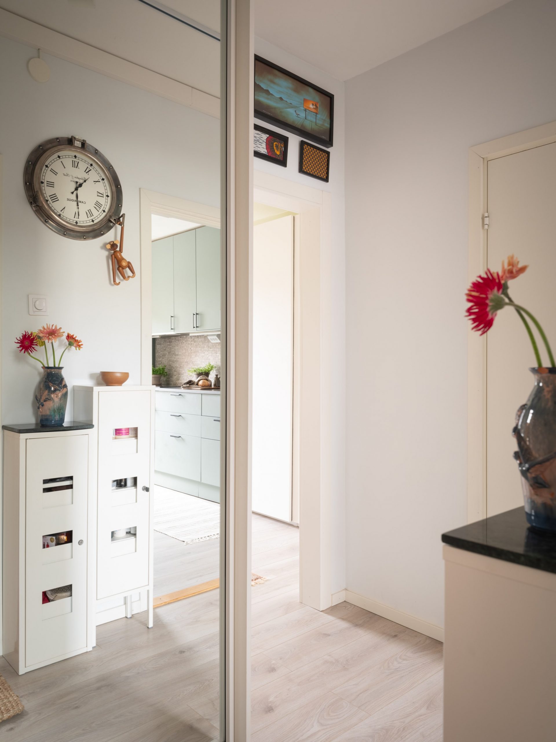 entrée avec placard miroir entrée avec placard miroir