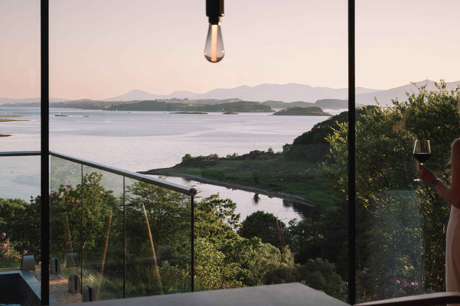 terrasse sur Loch